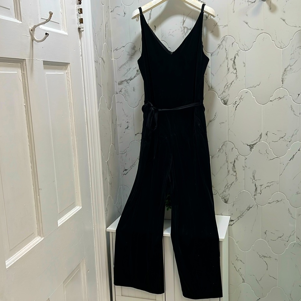 Banana Republic NWT Velvet Belted Jumpsuit 🖤🥂